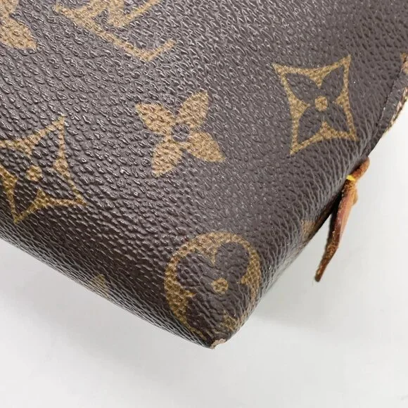 Authentic Louis Vuitton Monogram Pochette Cosmetic PM Pouch 96-122725 - Picture 11 of 16